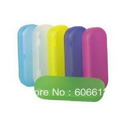 Bright Coloured Hard Plastic Eyeglasses Spectacle Case, Colorful PP Eyewear Box, 10pcs/lot