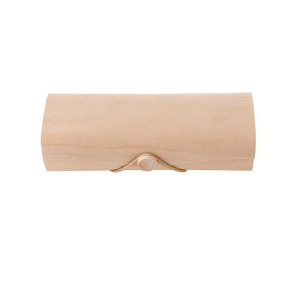 Portable Wooden Sunglasses Box Case Eye Glasses Clam Shell Protector Sunglassess Case Fast Shipping F2498