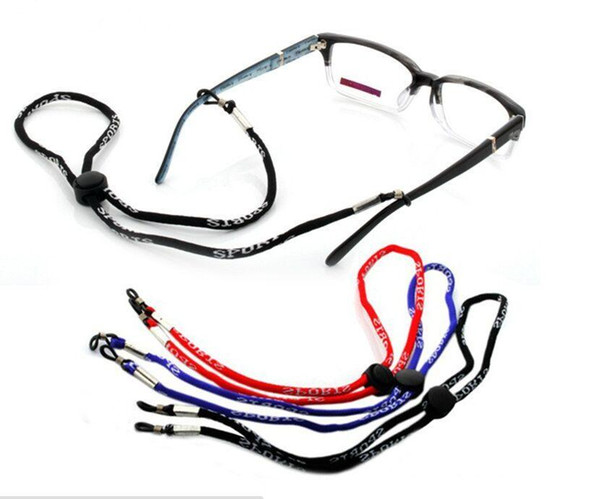 Adjustable Eyeglass Holder Nylon Cord Glasses Eyewear Neck Sports Strap String Black/Red/Blue/Brown