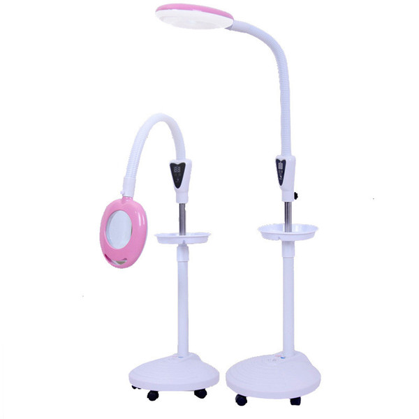 Hot Selling LED Magnifying Lamp 16 Times Cold Light Magnifier Beauty Tattoo Lamp Movable Pulley Base Beauty Lamp For Tattoo Eyebrow