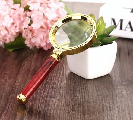 NEW 10x 80mm Handheld Magnifier Newspaper Magnifying Glass Read Magnifier Reading Magnifying Glass Jewelry Loupes With Retail Package