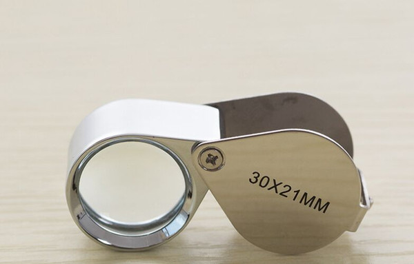 Fast 360 PCS 30x 21mm Jewelers Eye Magnifying Glass Magnifier Loupe zzh