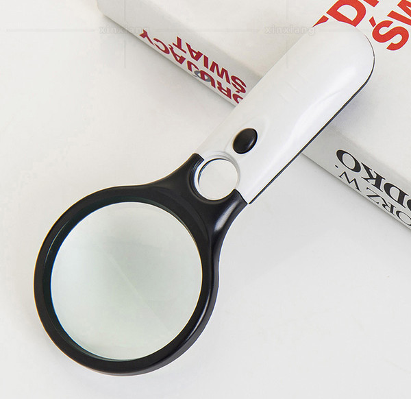 Magnifying Glass for Reading and Hobbies, Non-Scratch Glass Lens, Thickened Rubbery Frame