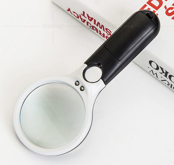 Magnifying Glass for Reading and Hobbies, 100mm Non-Scratch Glass Lens