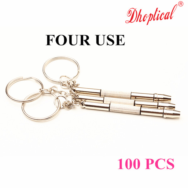 eyeglasses screwdriver four use 100pcs metal material good quality eyeglasses accessories for glasses shop wholesale free shipping