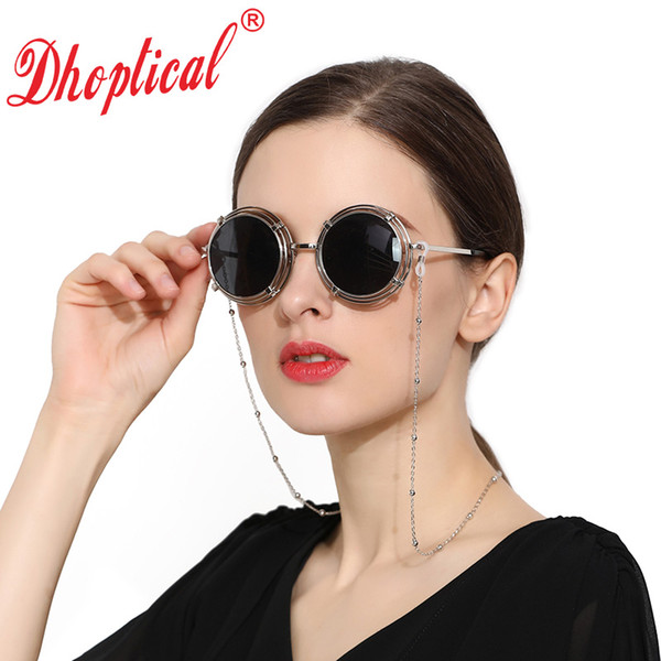 eyewear chain metal decorate reading glasses chain cool design 10pcs wholesale gold silver chain by dhoptical