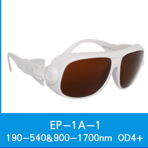 Wide Spectrum Safety Protection Glasses, Laser Protective Goggle,200-540nm 900-1700nm OD5 Continuous Absorption for Beauty Salon Operator