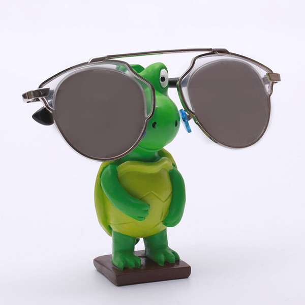 Resin Turtle Eyeglass Spectacle Holder Handmade Stand for Office Desk