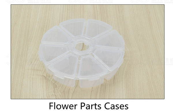 Muti-function Flower M-8 parts box glasses screw nose bridge case eyeglasses shop instrument glasses accessories & beads cases