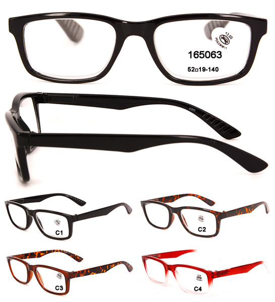 Wholesale man read glasses cheap plastic fashion reading glasses flexible for women read designer glasses magnification strength 1.00~3.50