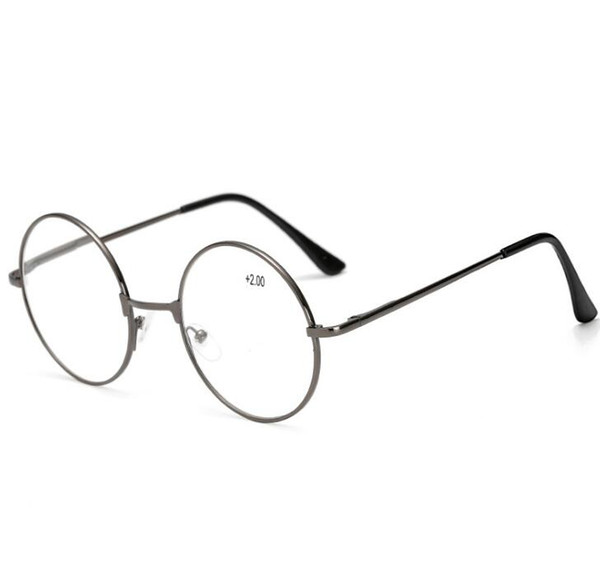 Retro Metal Round Reading Glasses Men Women Eyeglasses Presbyopia Harry Potter Reading Glasses 12pcs/Lot Free Shipping