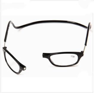 Wholesale New Arrival Hot Selling Fashion Magnetic Reading Glasses black brown purple red gray Free Shipping