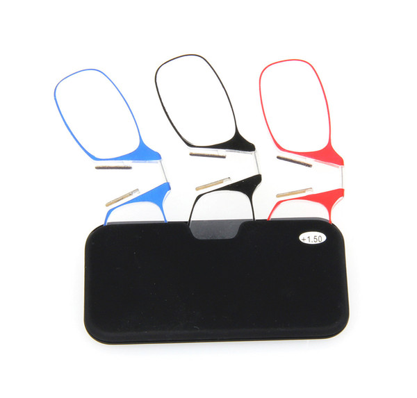 Easy Carry Clip Nose Reading Glasses Men Women Mini Spin Optics Presbyopic Glasses with Ultra Thin +1.50 to+3.00presbyopic glasses