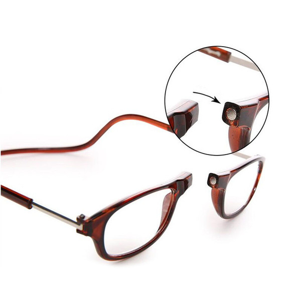 Folding Magnetic Reading Glasses With Diopter +1.0 +1.5 +2.0 +2.5 +3.0 Men Women Spectacles Old People Eyeglasses ZA1933