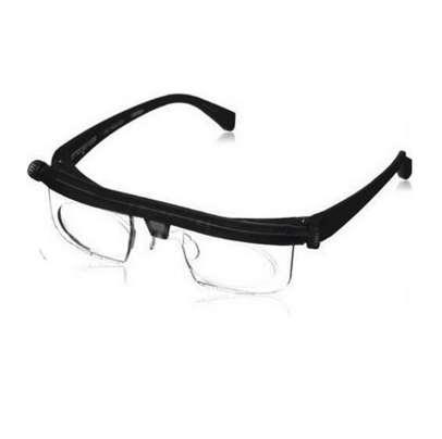 Vision Focus Adjustable Reading Glasses Myopia Eyeglasses -6D to +3D Diopters Correction Binocular Variable Strength Magnifier