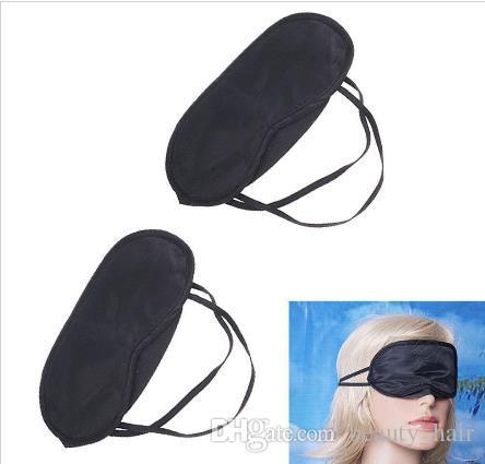 The black sleeping eye mask shade nap cover blindfold sleeping eyeshade for Travel Rest free shipping