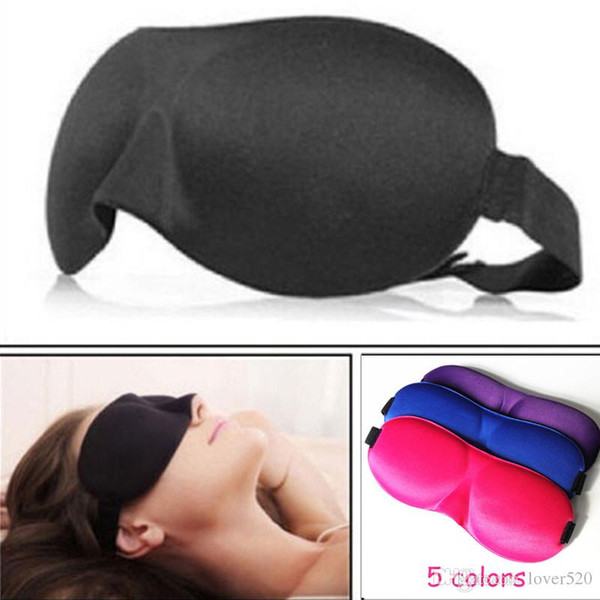 1Pcs 3D Sleep Mask Natural Sleeping Eye Mask Eyeshade Cover Shade Eye Patch Women Men Soft Portable Blindfold Travel Eyepatch w002