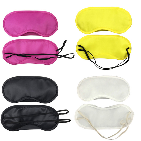 Sleep Masks Eye Mask Shade Nap Cover Blindfold Mask for Sleeping Travel Soft Polyester Mask Soft Blindfold Sleeping Travel Rest gift 0612001