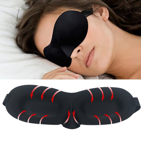 50pcs Airline 3D Sleep Masks Natural Sleeping Eye Mask Eyeshade Cover Shade Eye Patch Women Men Soft Mask Blindfold Portable Travel Eyepatch