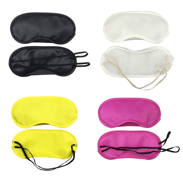 Eye Sleep Masks Eye Mask Shade Nap Cover Blindfold Sleeping Sleep Travel Rest H1996 Black by dhl