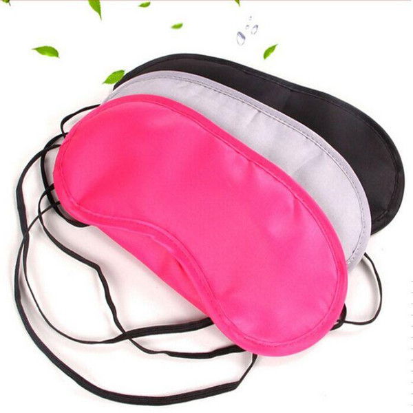 Eye Masks 5 colors Shade Nap Cover Blindfold Travel Rest Professional Skin Health Care Treatment Sleep Variety Free DHL Fedex UPS