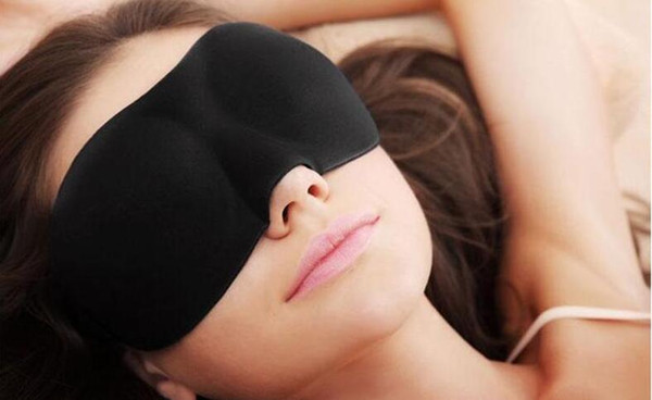 2016 NEW 3D Sleep Rest Travel Eye Mask Sponge Cover Blindfold Shade Eyeshade Sleep Masks Free DHL