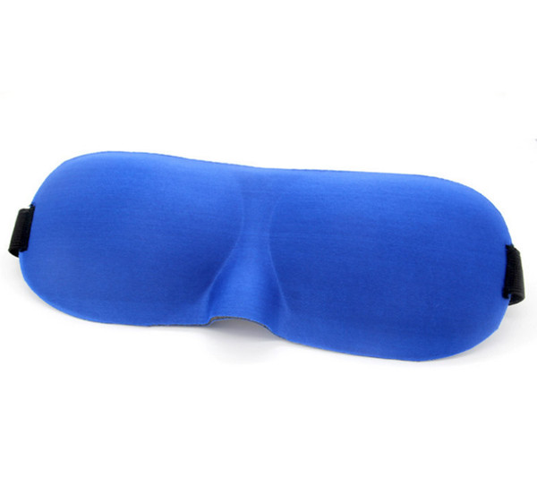 10pcs/lot Mix color Pure 3D Sleep Rest Travel Eye Mask Sleep Masks Sponge Cover Blindfold Shade Eyeshade