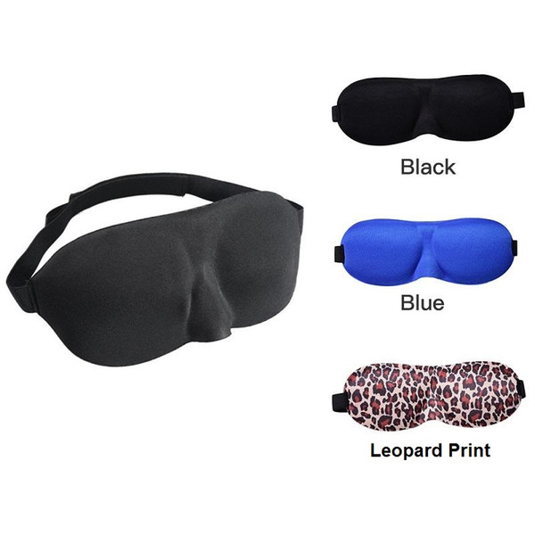 Travel 3D Eye Mask Sleep Soft Padded Shade Cover Rest Relax Sleeping Blindfold Free Shipping wa3111