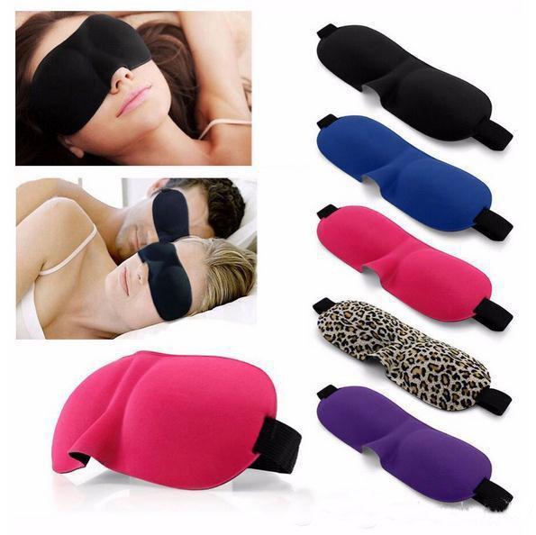 3D Sleep Mask Natural Sleeping Eye Mask Eyeshade Cover Shade Eye Patch Women Men Soft Portable Blindfold Travel Eyepatch b723