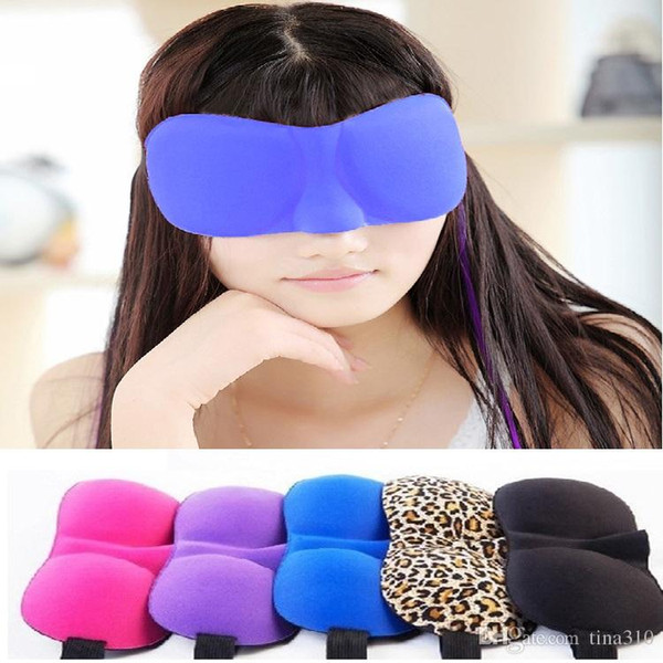 Wholesale-New 3D Eye Masks Shade Cover Rest Sleep Eyepatch Travel Sleeping Aid cozy Eye Sleep Masks A0426