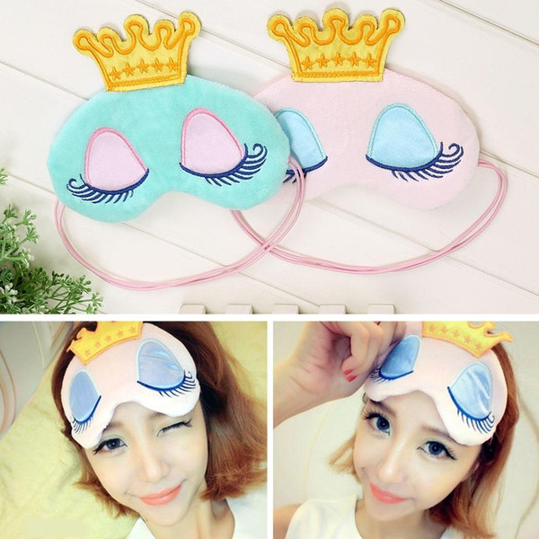 Cute Print Women Girls Eye Cover Goggles Comfort Sleep Masks Night Soft Travel Blindfold