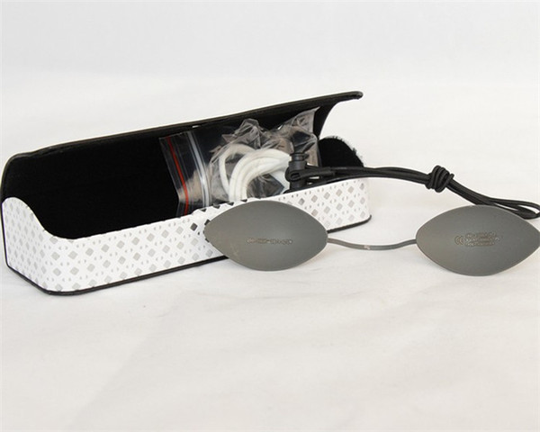 Beauty Salon Eyepatch Glasses Laser Protection Safety Metal Eyepatch IPL OD7+ Beauty Stainless Steel(with box)