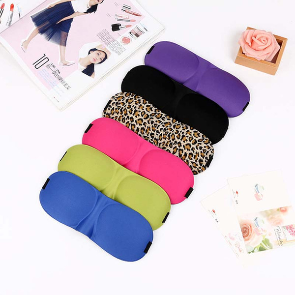 3D Sleep Mask Natural Sleeping Eye Mask Eyeshade Cover Shade Eye Patch Blindfold Travel Eyepatch 6 colo