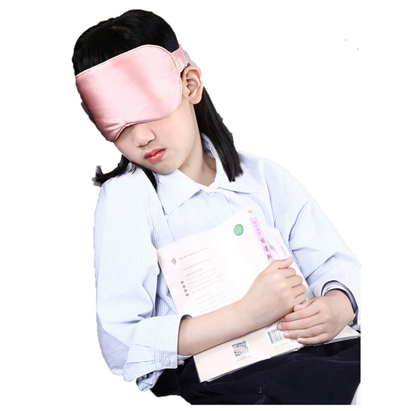 Warm Heart Choice for Thanksgiving ! PMA Silk Eye Mask for Eye Protection with Graphene Heat Tech, Double Sided Silk, Drop SHipping, Pink