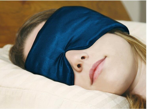 Pure Silk Sleeping Mask Super Large Comfortable Soft Skin-Friend Breathable Sleep Eye Mask Sleeping Aid Relief