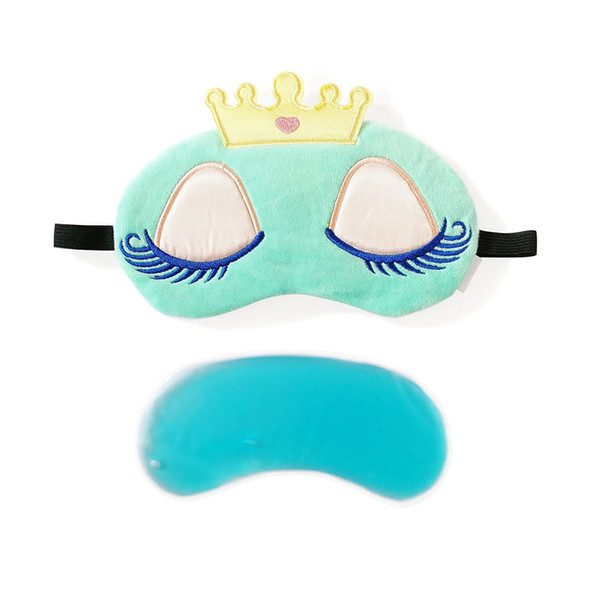 3D Sweet Sleep Princess Beauty Eye Mask with Reusable Gel Pad, Cold Hot SPA Therapy for Dry Eyes and Puffy Eyes, Relaxes Your Eye.