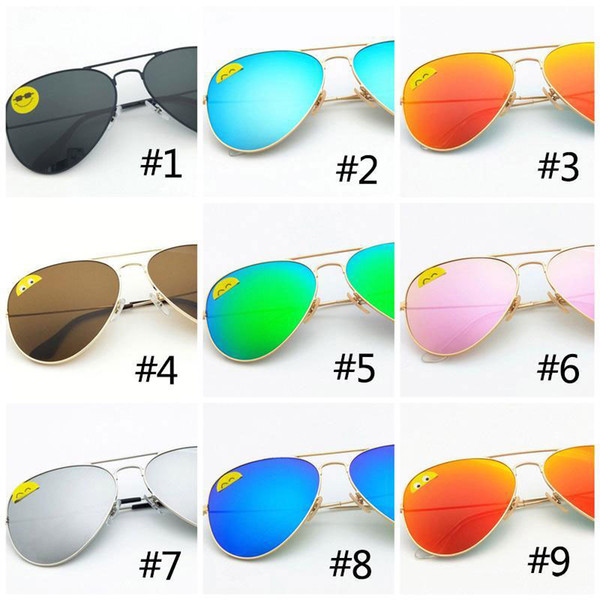 Top quality fit aviator Polarized lens pilot Fashion Sunglasses For Men and Women Brand designer Vintage Sunglasses DHL 990001-3