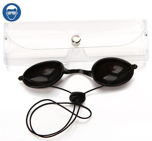 10pcs/lot Eyepatch Glasses IPL PDT Laser LED Light Protection Safety Goggles Beauty Clinic Patient 100% All black Shading eye guard shield