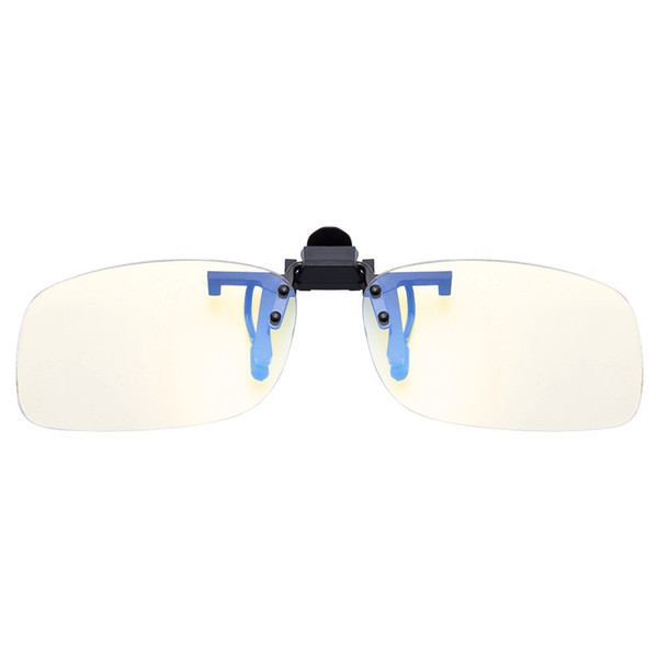 Clip on Lens Anti Block Blue Light Cover Glasses Unisex Eyes Care Computer Work Men Women