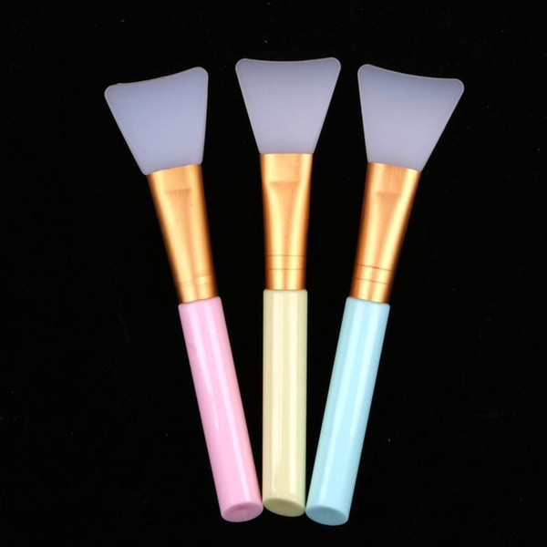 Makeup Brush Silicone Mask Brush Facial Eye Makeup Silica Gel DIY Mask Brushes Cosmetic Beauty Tools 3 Colors, 200pcs