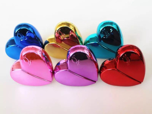 Spray Perfume Bottle,Heart shaped Perfume Spray Bottle Refillable Empty Travel Mini Atomizer Lady Girl Temperament 20ml, 100pcs