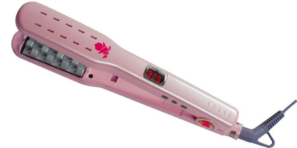 Professional Volumizing Iron Flat Iron Hair Straightener Digital Flat Iron with LCD Display Hair Styling Tools C19010901