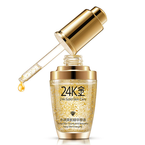 2018 New BIOAQUA 24K Gold Face Cream Whiten Moisturizing 24 K Gold Day Cream Hydrating 24K Gold Essence Serum For Women Face Skin Care