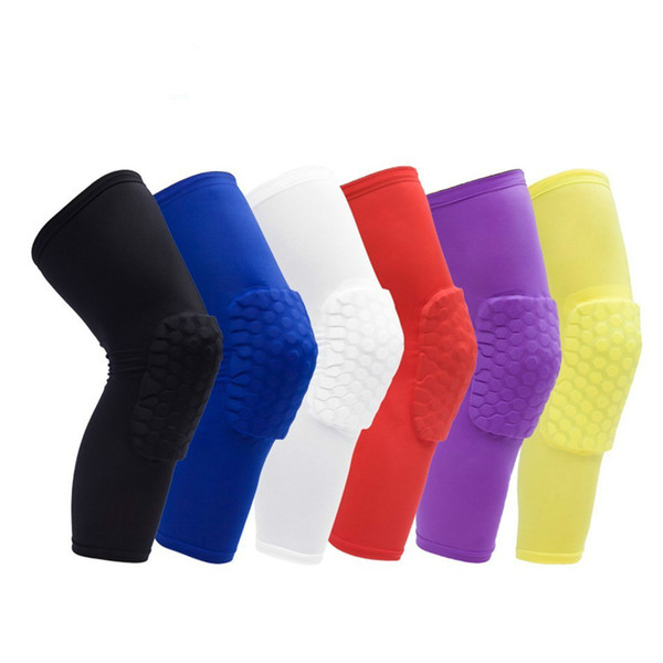 Sports Health Accessaries safety Leg knee pads Antislip honeycomb pad Knee support calf compression kneecap cycling knee protector