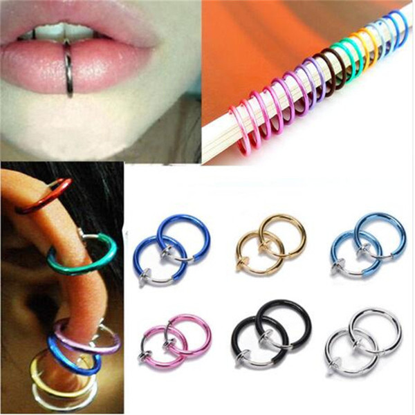 Helix tragus ring Nose ear daith ring Hinge Segment Ear Helix Tragus Ring Hoop free shipping