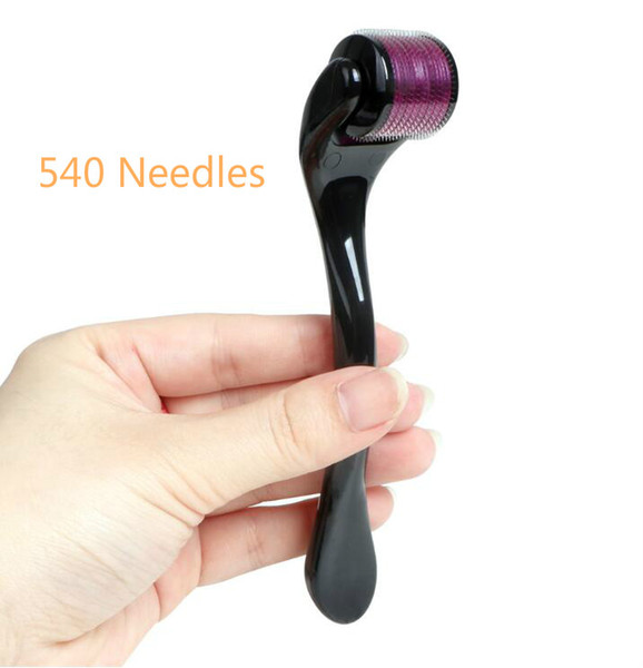 540 Micro Needles Derma Micro Needle Skin Roller Dermatology Therapy Microneedle Dermaroller 0.5~3.0mm With Retail Box