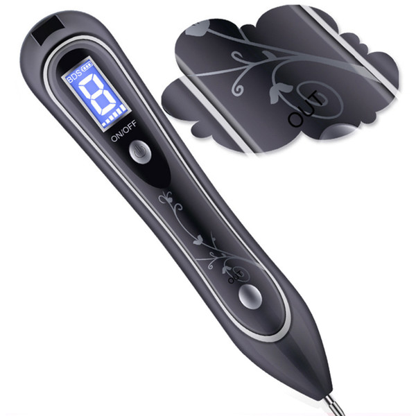 portable LCD spot removal pen USB spot/freckle/mole remove pens tattoo remove pen removal machine facial care tool kits