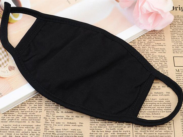 50pcs Anti-Dust Cotton Mouth Face Unisex Man Woman Cycling Wearing Black Fashion High quality