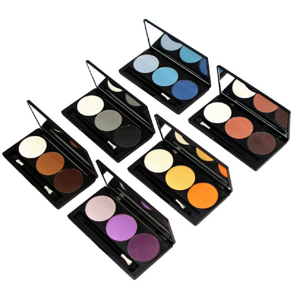 Brand Makeup Cosmetics Professional Makeup 3 Colors Eye Shadow Eyeshadow Palette Matte Eyeshadow Eye Shadow Palette