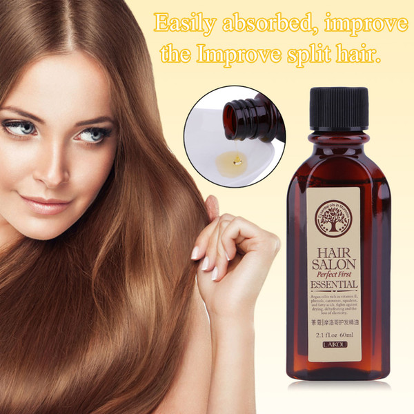 moroccan pure argan 60ML LAIKOU Multifunctional Care Moroccan Pure Argan Essential Dry Hair Type Treatments Oil For Moisturizing Hair